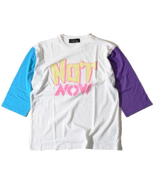 ALDIES(アールディーズ)の「Notnow Half Sleeve T / ノットナウハーフスリーブT(Tシャツ/カットソー・メンズ・ホワイト系その他2/ブラック/ホワイト系その他・MEDIUM/SMALL/X-LARGE/LARGE)」の20枚目の写真