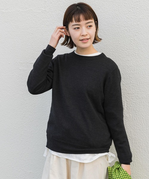 かぐれ　モヘヤプルオーバーニット　グレー FRAY I.D - モヘアニットプルオーバー(グレー ) モヘア