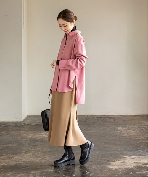 NOBLE シルキーコットンプレーンシャツ Noble（ノーブル）の「《追加》シーズンカラープレーンシャツ 12