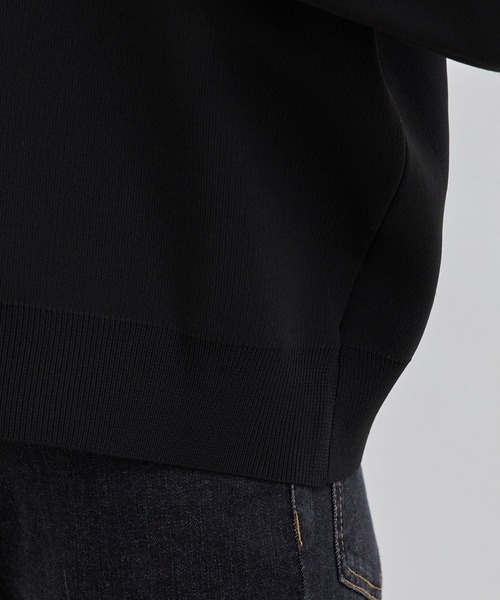 ROPE' PICNIC（ロペピクニック）の「【2WAY】スポンジニットビックカラーカーディガン（カーディガン/ボレロ・レディース・ブラック/ブラウン系その他2/パープル系その他・38）」の10枚目の写真