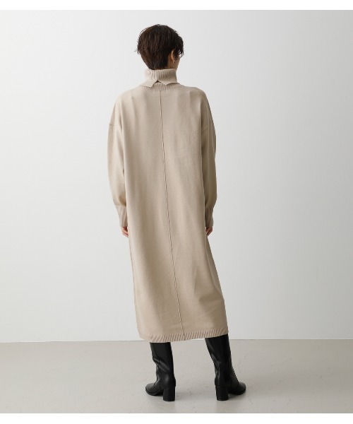 AZUL by moussy(アズールバイマウジー)の「TURTLE NECK SIMPLE OP/タートルネックシンプルワンピ(ワンピース・レディース・ブラック/ベージュ/イエロー系その他・SMALL/MEDIUM)」の18枚目の写真