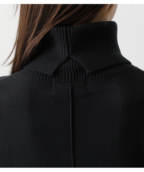 AZUL by moussy(アズールバイマウジー)の「TURTLE NECK SIMPLE OP/タートルネックシンプルワンピ(ワンピース・レディース・ブラック/ベージュ/イエロー系その他・SMALL/MEDIUM)」の12枚目の写真