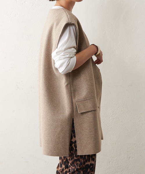 Omekashi（オメカシ）の「ダブルフェイスジレ（ベスト）」 - WEAR