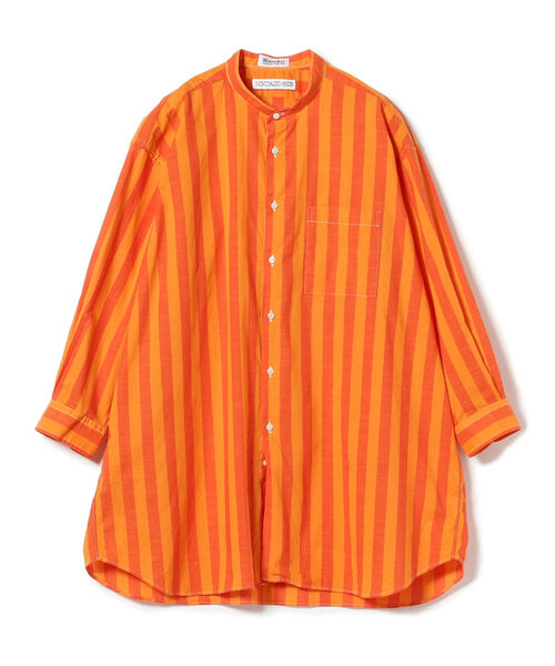 INDIVIDUALIZED SHIRTS × BEAMS BOY / 別注 バンドカラー シャツ