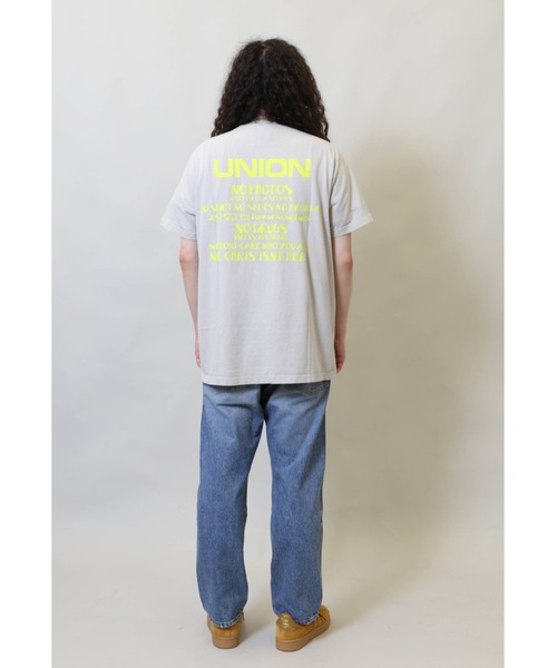 UNION（ユニオン）の「STAFF RULES S/S TEE UNION ユニオン Tシャツ（Tシャツ/カットソー・メンズ・パープル/グレー・SMALL/MEDIUM/LARGE/X-LARGE）」の5枚目の写真