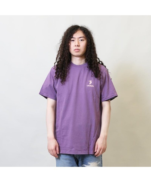UNION（ユニオン）の「STAFF RULES S/S TEE UNION ユニオン Tシャツ（Tシャツ/カットソー・メンズ・パープル/グレー・SMALL/MEDIUM/LARGE/X-LARGE）」の6枚目の写真