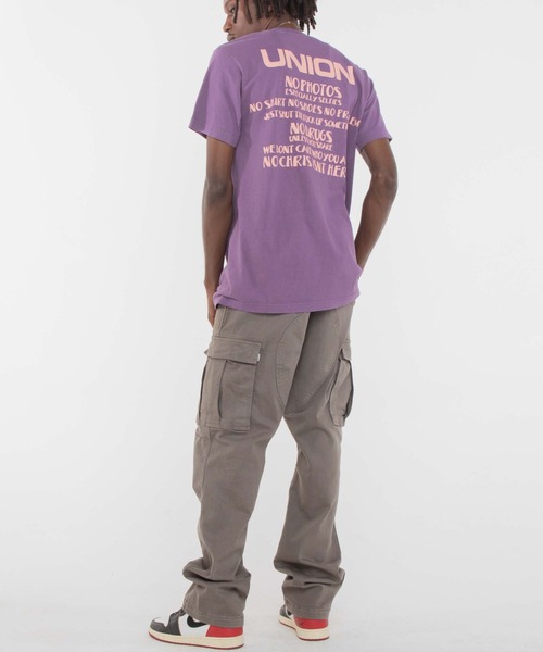 UNION（ユニオン）の「STAFF RULES S/S TEE UNION ユニオン Tシャツ（Tシャツ/カットソー・メンズ・パープル/グレー・SMALL/MEDIUM/LARGE/X-LARGE）」の22枚目の写真