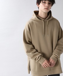 ダンボール/裾スリットストレッチパーカー/214700