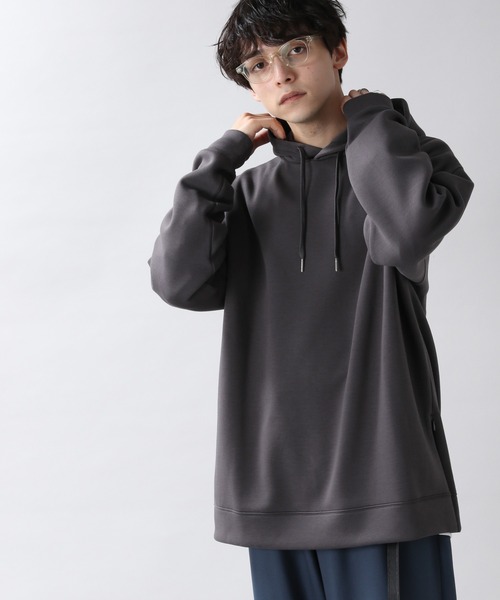 RAGEBLUE（レイジブルー）の「ダンボール/裾スリットストレッチパーカー/214700（パーカー・メンズ・ホワイト/ライトブルー/ブラック/ダークグレー/キャメル・MEDIUM/LARGE）」の9枚目の写真