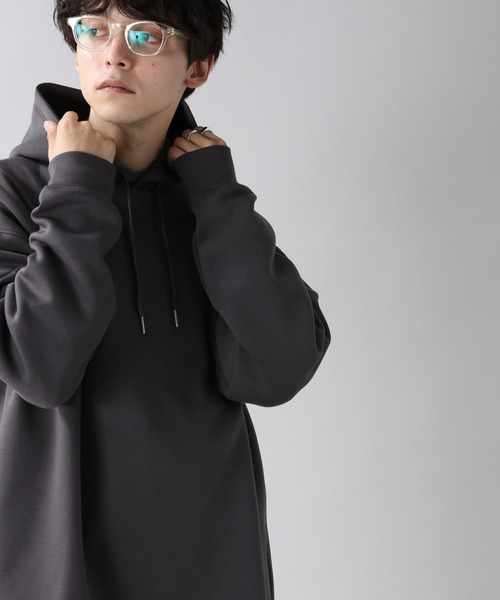 RAGEBLUE（レイジブルー）の「ダンボール/裾スリットストレッチパーカー/214700（パーカー・メンズ・ホワイト/ライトブルー/ブラック/ダークグレー/キャメル・MEDIUM/LARGE）」の12枚目の写真