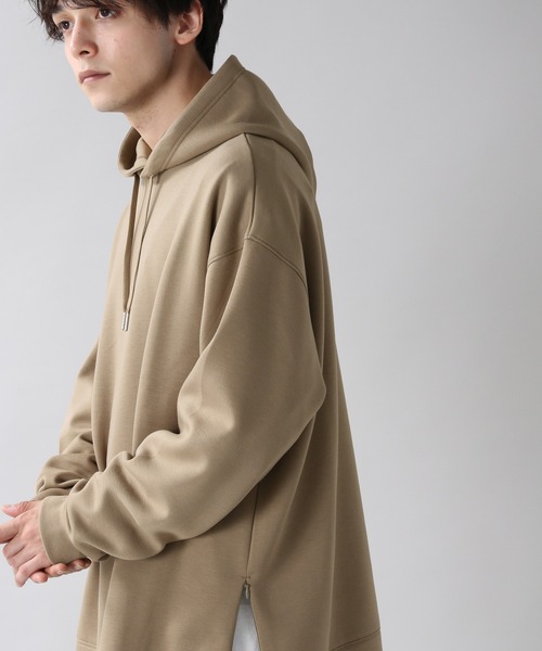 RAGEBLUE（レイジブルー）の「ダンボール/裾スリットストレッチパーカー/214700（パーカー・メンズ・ホワイト/ライトブルー/ブラック/ダークグレー/キャメル・MEDIUM/LARGE）」の7枚目の写真