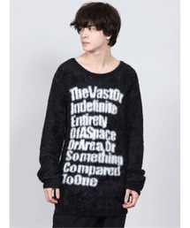 SHELLAC | シェラック/SHELLAC グラフィックWジャガード  クルーネックニット(ニット/セーター)