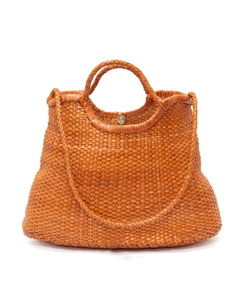 DRAGON（ドラゴン）の「【DRAGON DIFFUSION/ドラゴンディフュージョン】メッシュレザー ハンドバッグ（ハンドバッグ・レディース・ブラウン/ブラック・FREE）」の2枚目の写真