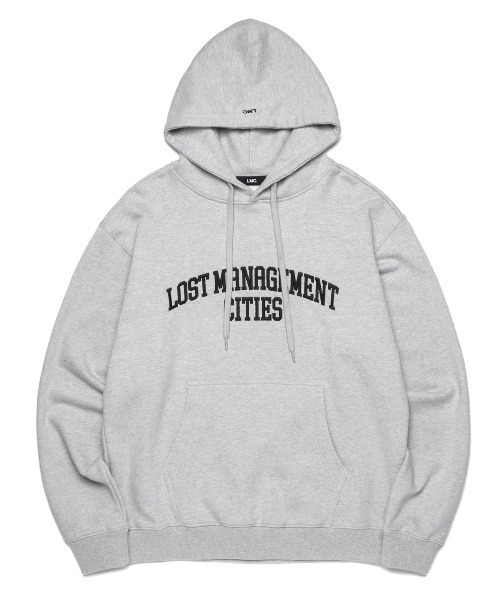 LMCの「【LMC】ARCH FN HOODIE / エルエムシー アーチ ロゴ FN フーディー(パーカー・メンズ・ネイビー/ブラック/バーガンディー/グレー/ダークグリーン・X-LARGE/MEDIUM/LARGE/SMALL)」の3枚目の写真