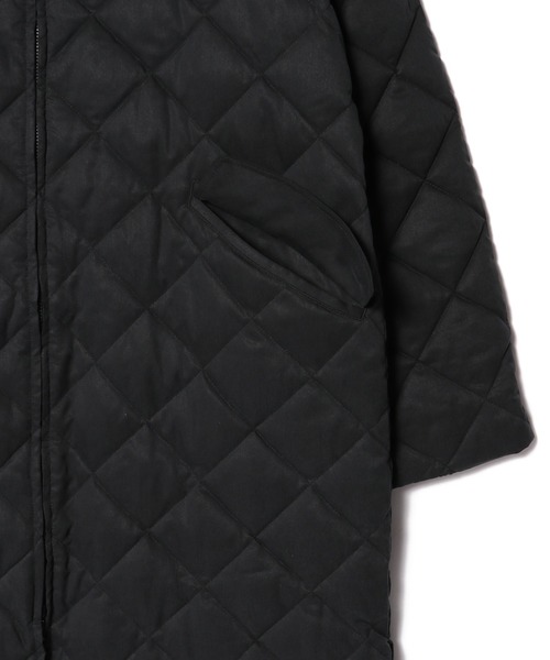 ESTNATION（エストネーション）の「COLUMN / キルティングダウンコート（ダウンジャケット/コート・レディース・ブラック/ベージュ・38/36）」の8枚目の写真