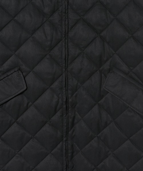ESTNATION（エストネーション）の「COLUMN / キルティングダウンコート（ダウンジャケット/コート・レディース・ブラック/ベージュ・38/36）」の7枚目の写真