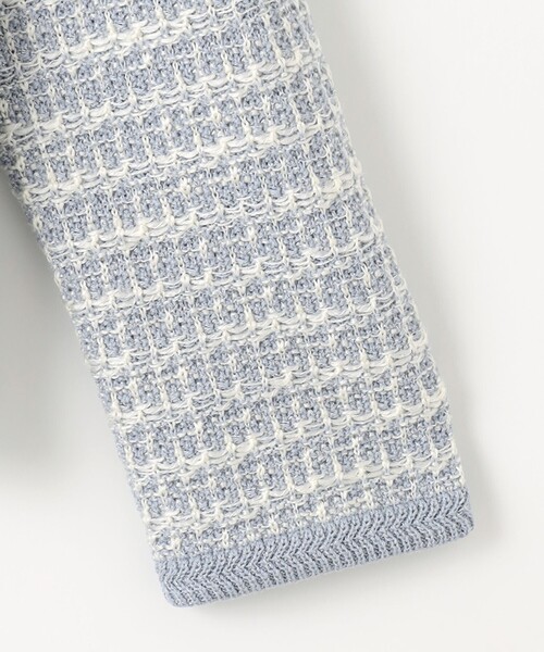 J.PRESS(ジェイプレス)の「【洗える・抗菌防臭】TWEED KNIT カーディガン(カーディガン/ボレロ・レディース・ブラック系1/ベージュ系1/サックスブルー系1・T15/T13)」の12枚目の写真