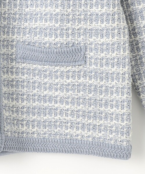 J.PRESS(ジェイプレス)の「【洗える・抗菌防臭】TWEED KNIT カーディガン(カーディガン/ボレロ・レディース・ブラック系1/ベージュ系1/サックスブルー系1・T15/T13)」の13枚目の写真
