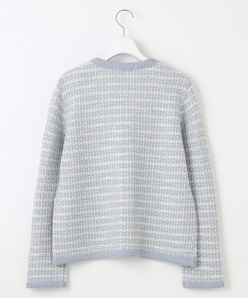 J.PRESS(ジェイプレス)の「【洗える・抗菌防臭】TWEED KNIT カーディガン(カーディガン/ボレロ・レディース・ブラック系1/ベージュ系1/サックスブルー系1・T15/T13)」の14枚目の写真