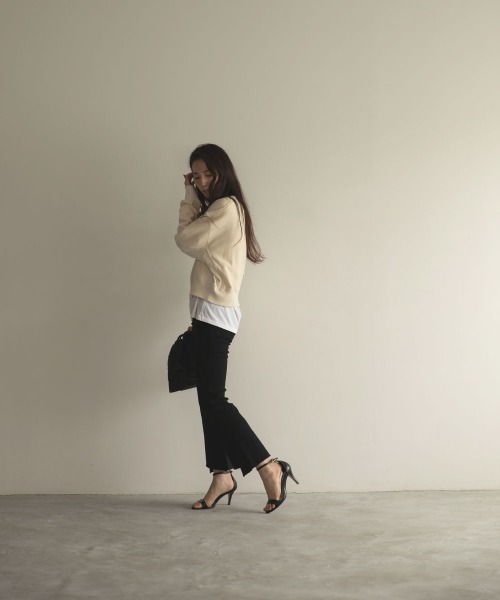 marjour(マージュール)の「7DAYS STRETCH PANTS(チノパンツ・レディース・ブラック/ベージュ・M)」の14枚目の写真