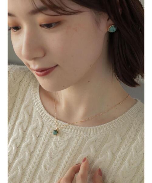 AMERICAN HOLIC(アメリカンホリック)の「【WEB限定】天然石ネックレス(ネックレス・レディース・ホワイト/ブラウン/グリーン・FREE)」の6枚目の写真