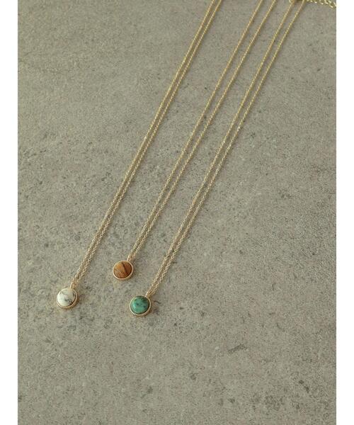 AMERICAN HOLIC(アメリカンホリック)の「【WEB限定】天然石ネックレス(ネックレス・レディース・ホワイト/ブラウン/グリーン・FREE)」の10枚目の写真