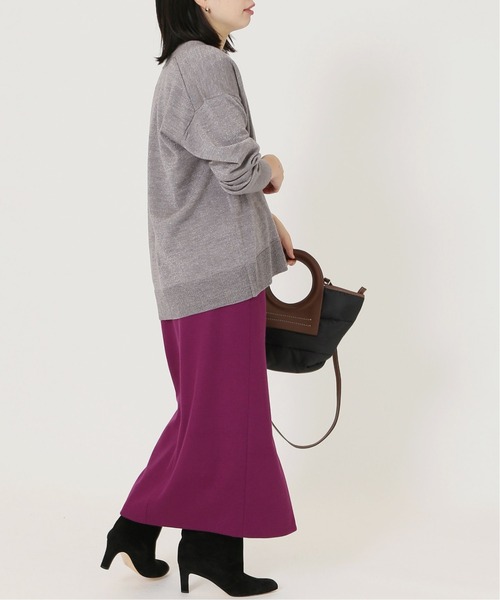 journal standard L'essage（ジャーナルスタンダードレサージュ）の「LUMINARY ウールスカート（スカート・レディース・ブラック/ブルー系その他/パープル/グリーン・36/38）」の19枚目の写真