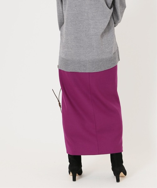 journal standard L'essage（ジャーナルスタンダードレサージュ）の「LUMINARY ウールスカート（スカート・レディース・ブラック/ブルー系その他/パープル/グリーン・36/38）」の14枚目の写真