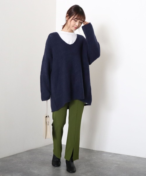 archives（アルシーヴ）の「サイドスリットアソートロンＴ（Tシャツ/カットソー・レディース・オフホワイト・MEDIUM）」の7枚目の写真