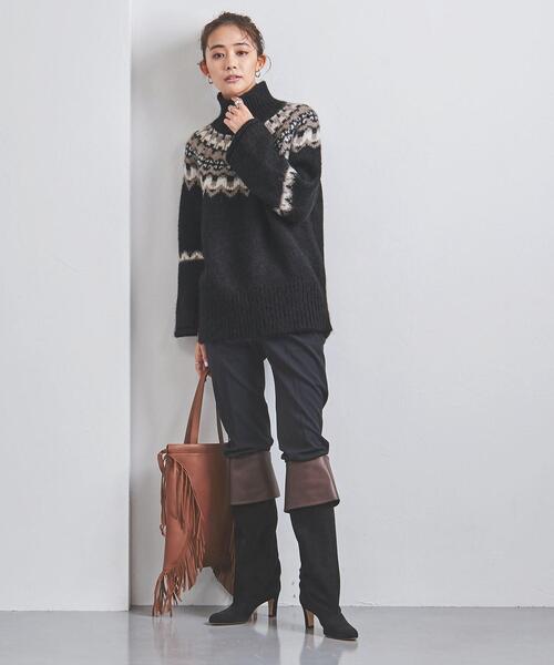 UNITED ARROWS（ユナイテッドアローズ）の「＜UNITED ARROWS＞P/R/W スリムパンツ W（その他パンツ・レディース・ブラック/オレンジ・40/38/36/34）」の8枚目の写真