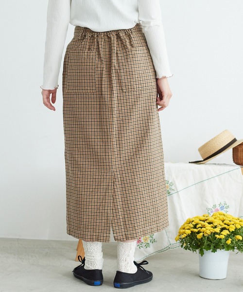 chambre de charme（シャンブルドゥシャーム）の「●cdc ウエポン　タイトロングスカート（スカート・レディース・チェック/キナリ・FREE）」の10枚目の写真