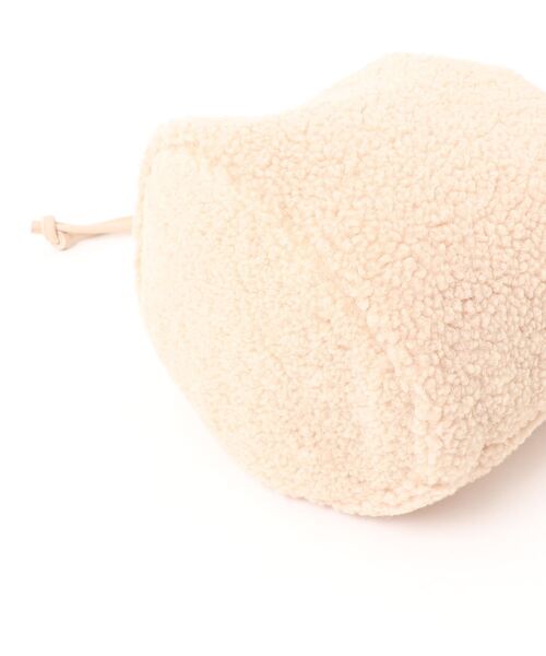 ehka sopo（エヘカソポ）の「ボア巾着ショルダーバッグ（ショルダーバッグ・レディース・ベージュ/オフホワイト/キャメル・ﾌﾘ-）」の5枚目の写真