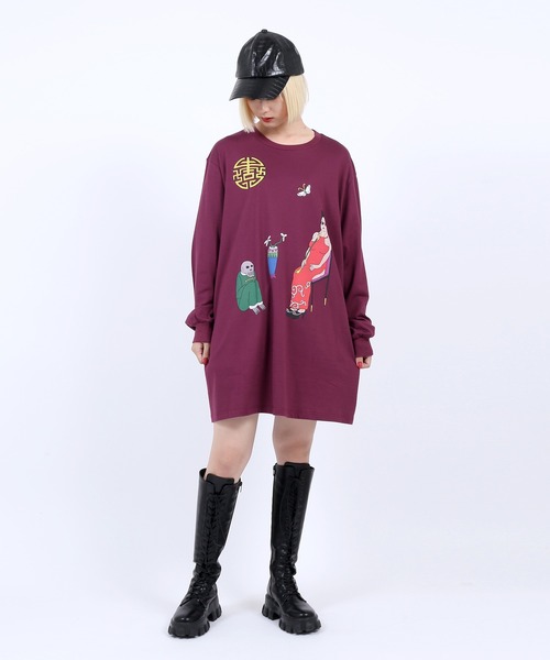 PUNYUS（プニュズ）の「フェイクレザークロコキャップ（キャップ・レディース・ブラック/ライトパープル・FREE）」の7枚目の写真