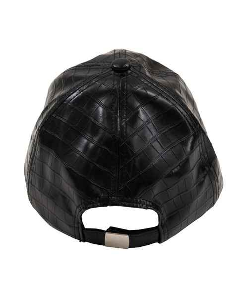 PUNYUS（プニュズ）の「フェイクレザークロコキャップ（キャップ・レディース・ブラック/ライトパープル・FREE）」の11枚目の写真