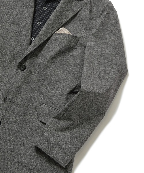 MEN'S BIGI(メンズビギ)の「【COOL DOTS】メランジプリントジャケット(テーラードジャケット・メンズ・ブラック/ベージュ/ネイビー・01/02/03/04)」の16枚目の写真