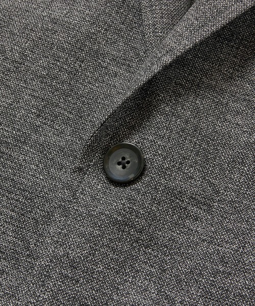 MEN'S BIGI(メンズビギ)の「【COOL DOTS】メランジプリントジャケット(テーラードジャケット・メンズ・ブラック/ベージュ/ネイビー・01/02/03/04)」の20枚目の写真