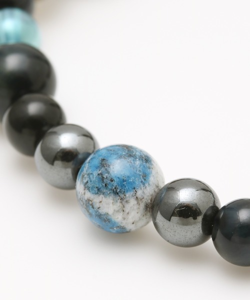 岩座 IWAKURA（イワクラ）の「【岩座】鼓舞 ブルータイガーアイブレスレット（ブレスレット・メンズ・ブルー系その他・FREE）」の5枚目の写真