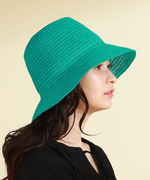 Ray BEAMS（レイビームス）の「Ray BEAMS / ブレード ハット▲（ハット・レディース・ホワイト/ブラック/ロイヤルブルー・ONE SIZE）」の4枚目の写真