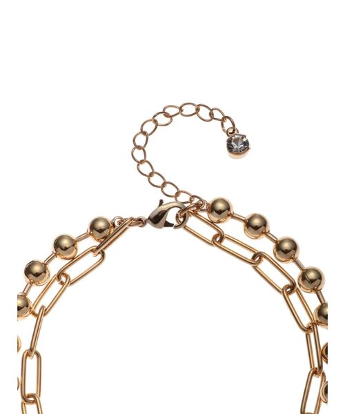 jouetie(ジュエティ)の「ハートモチーフレイヤーチェーンネックレス(ネックレス・レディース・シルバー/ゴールド・FREE)」の8枚目の写真