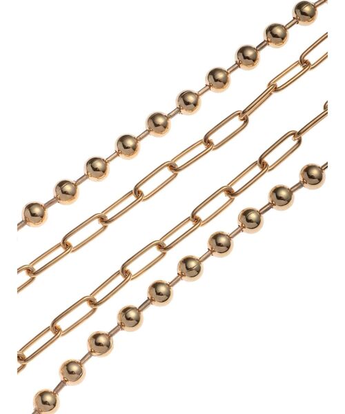 jouetie(ジュエティ)の「ハートモチーフレイヤーチェーンネックレス(ネックレス・レディース・シルバー/ゴールド・FREE)」の11枚目の写真