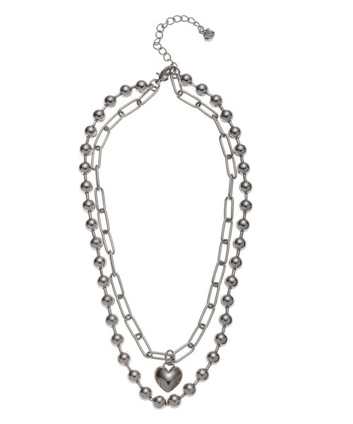 jouetie(ジュエティ)の「ハートモチーフレイヤーチェーンネックレス(ネックレス・レディース・シルバー/ゴールド・FREE)」の13枚目の写真