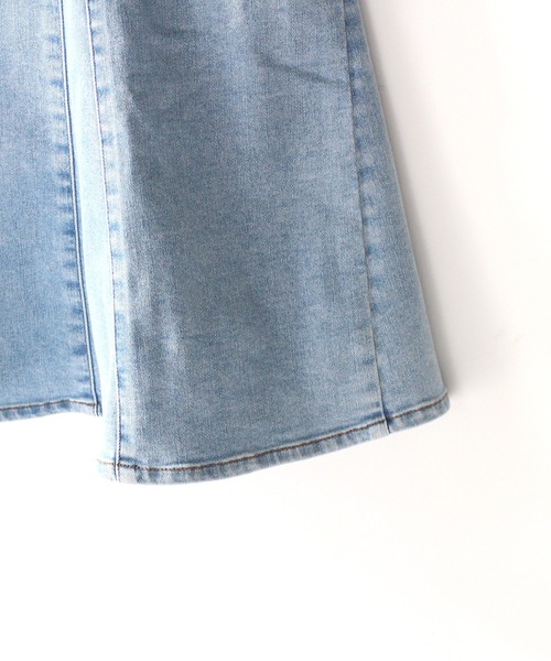 NOMAE(ノーマエ)の「ストレッチデニムマーメイドスカート(スカート・レディース・ライトブルー/ダークブルー/ブルー・FREE)」の11枚目の写真