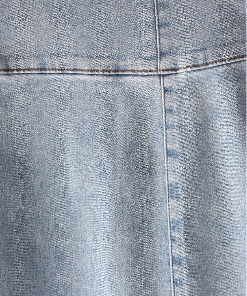 NOMAE(ノーマエ)の「ストレッチデニムマーメイドスカート(スカート・レディース・ライトブルー/ダークブルー/ブルー・FREE)」の4枚目の写真