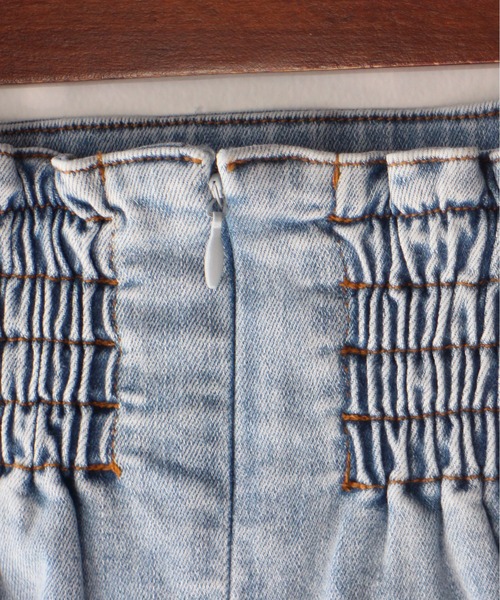 NOMAE(ノーマエ)の「ストレッチデニムマーメイドスカート(スカート・レディース・ライトブルー/ダークブルー/ブルー・FREE)」の7枚目の写真