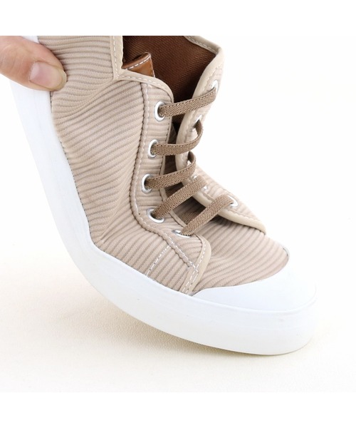 あしながおじさん（アシナガオジサン）の「スニーカー　-2510013（スニーカー・レディース・ブラック/ベージュ/ライトグレー・24.0cm/23.5cm/24.5cm/23.0cm/22.5cm）」の11枚目の写真