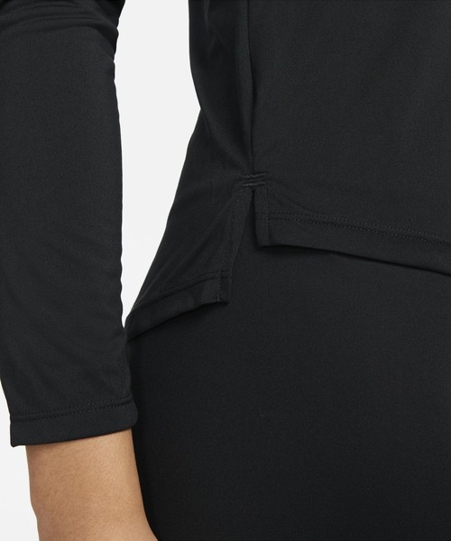 NIKE（ナイキ）の「ナイキ Dri-FIT ワン ウィメンズ スタンダード フィット ロングスリーブ トップ 春服 ロンT / Nike Dri-FIT One Women's Standard Fit Long-Sleeve Top（Tシャツ/カットソー・レディース・ピンク系その他/ブラック・S/M/L/XL/XS）」の10枚目の写真