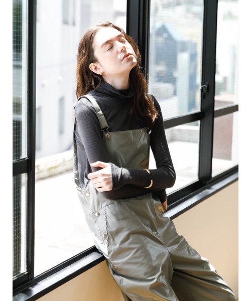 koe（コエ）の「シアーカットリブゆるタートル*（タンクトップ・レディース・ブルー・FREE）」の14枚目の写真