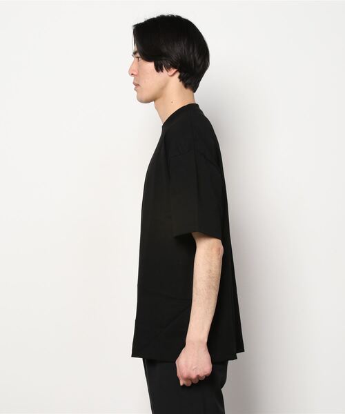 ATON（エイトン）の「ATON（エイトン）SUPIMA AIR 12/ｰ OVERSIZED T（Tシャツ/カットソー・メンズ・ホワイト/ブラック・6/4）」の3枚目の写真