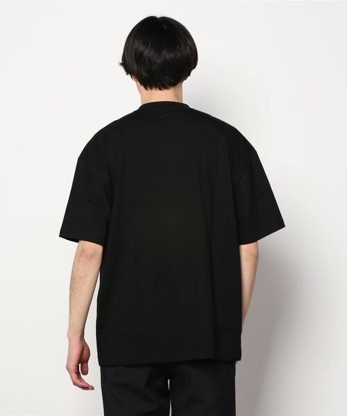 ATON（エイトン）の「ATON（エイトン）SUPIMA AIR 12/ｰ OVERSIZED T（Tシャツ/カットソー・メンズ・ホワイト/ブラック・6/4）」の4枚目の写真