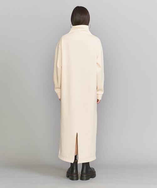 BEAUTY&YOUTH UNITED ARROWS(ビューティーアンドユースユナイテッドアローズ)の「BY ダブルフェイス スキッパー マキシ ワンピース -ウォッシャブル-(ワンピース・レディース・オフホワイト/グレー/ブラック・FREE)」の7枚目の写真
